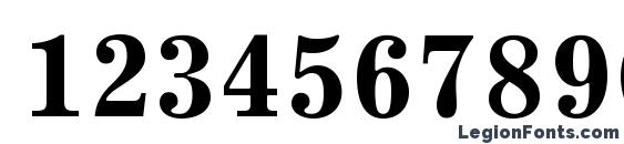 Excelsior LT Bold Font, Number Fonts