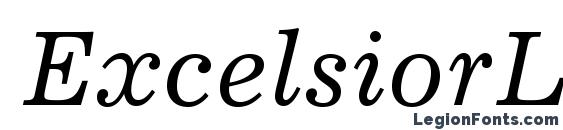 ExcelsiorLTStd Italic Font