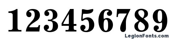 Exemplary Bold Font, Number Fonts