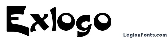 шрифт Exlogo, бесплатный шрифт Exlogo, предварительный просмотр шрифта Exlogo
