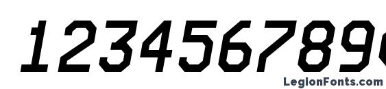 Expo cond italic Font, Number Fonts