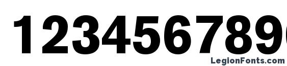 Express Black SSi Black Font, Number Fonts