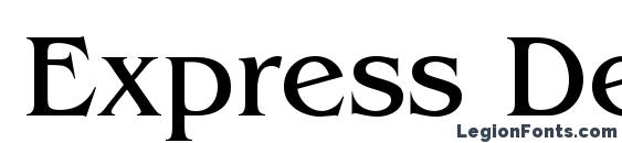 шрифт Express Deco SSi, бесплатный шрифт Express Deco SSi, предварительный просмотр шрифта Express Deco SSi