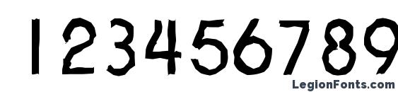 ExpressaAntique Regular Font, Number Fonts