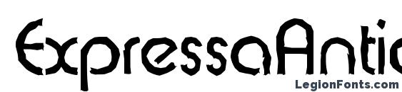 ExpressaAntique Regular Font