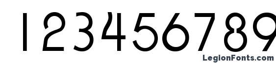 ExpressaSerial Light Regular Font, Number Fonts