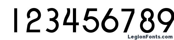 ExpressaSerial Regular Font, Number Fonts