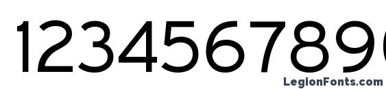 ExpresswayBk Regular Font, Number Fonts