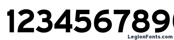 ExpresswayRg Bold Font, Number Fonts