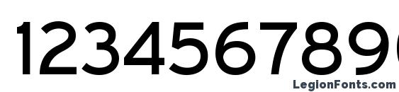 ExpresswayRg Regular Font, Number Fonts