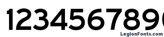 ExpresswaySb Regular Font, Number Fonts