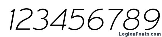 ExpresswayXl Italic Font, Number Fonts