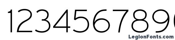 ExpresswayXl Regular Font, Number Fonts