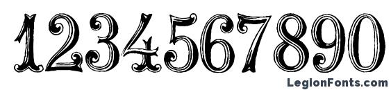 ExtraOrnamentalNo2 Font, Number Fonts