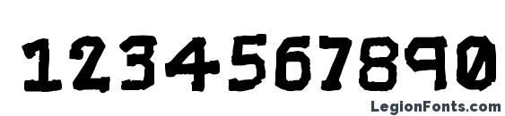 F... VERMONT Font, Number Fonts