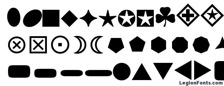 glyphs F&T BasicShapes1 font, сharacters F&T BasicShapes1 font, symbols F&T BasicShapes1 font, character map F&T BasicShapes1 font, preview F&T BasicShapes1 font, abc F&T BasicShapes1 font, F&T BasicShapes1 font