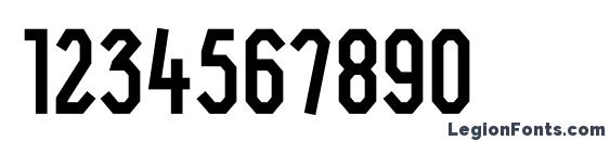 F4aAgentCondDemi Font, Number Fonts