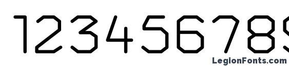 F4aAgentRoundedBook Font, Number Fonts