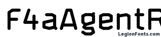 F4aAgentRoundedDemi Font