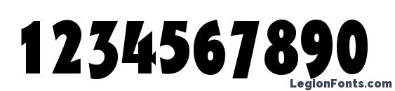F650 Deco Regular Font, Number Fonts