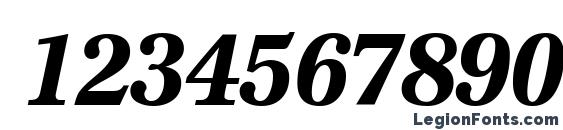 F820 Roman BoldItalic Font, Number Fonts