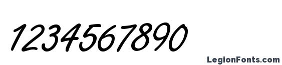 FABIAN Regular Font, Number Fonts