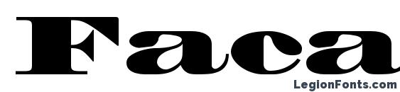 Facade SSi Black font, free Facade SSi Black font, preview Facade SSi Black font