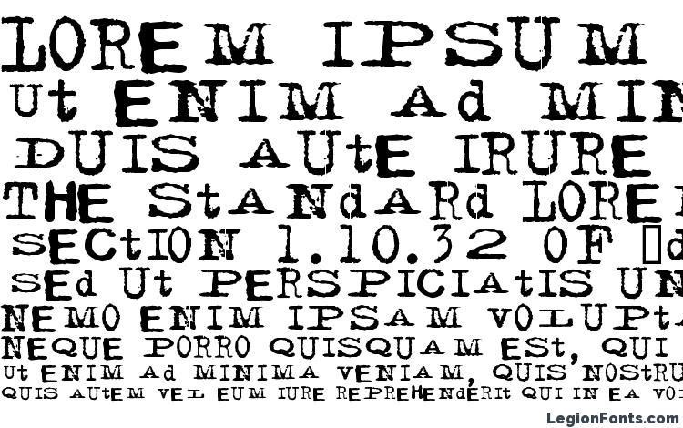 specimens Facerg font, sample Facerg font, an example of writing Facerg font, review Facerg font, preview Facerg font, Facerg font