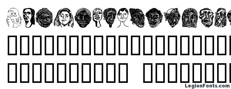 глифы шрифта Faces plain, символы шрифта Faces plain, символьная карта шрифта Faces plain, предварительный просмотр шрифта Faces plain, алфавит шрифта Faces plain, шрифт Faces plain