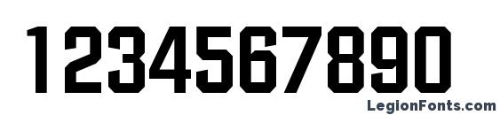 FacetExtrabold Regular Font, Number Fonts