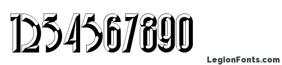 FacetsNF Font, Number Fonts