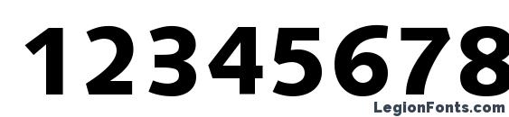 Facile Black SSi Extra Bold Font, Number Fonts