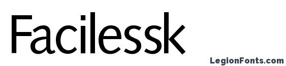 Facilessk Font