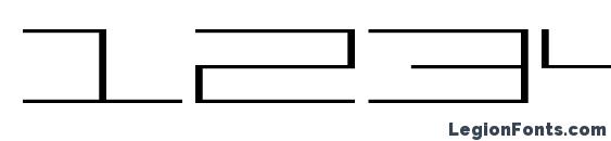 Factor Font, Number Fonts