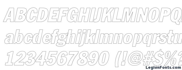 глифы шрифта Fagotcondoutlinec italic, символы шрифта Fagotcondoutlinec italic, символьная карта шрифта Fagotcondoutlinec italic, предварительный просмотр шрифта Fagotcondoutlinec italic, алфавит шрифта Fagotcondoutlinec italic, шрифт Fagotcondoutlinec italic