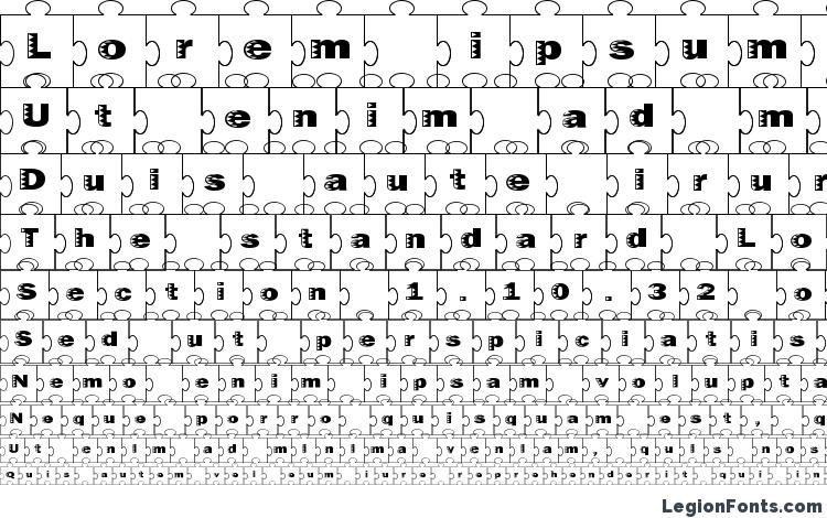 specimens Failed Font 2 Jigsaw font, sample Failed Font 2 Jigsaw font, an example of writing Failed Font 2 Jigsaw font, review Failed Font 2 Jigsaw font, preview Failed Font 2 Jigsaw font, Failed Font 2 Jigsaw font