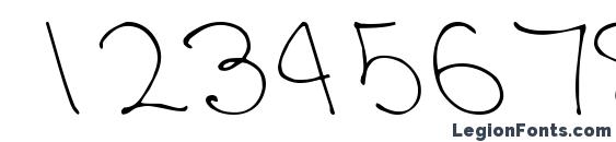 Fair regular ttnorm Font, Number Fonts