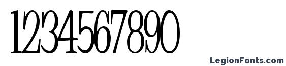 Fairchild85 regular ttcon Font, Number Fonts