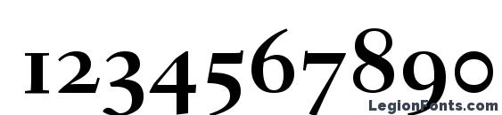 Fairfield LH 75 Bold Small Caps & Old Style Figures Font, Number Fonts