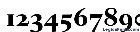 Шрифт Fairfield LH 85 Heavy Small Caps & Old Style Figures, Шрифты для цифр и чисел