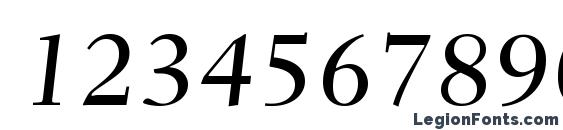 Fairfield LT 55 Caption Medium Font, Number Fonts