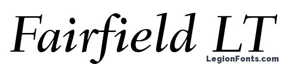 Fairfield LT 56 Medium Italic Font