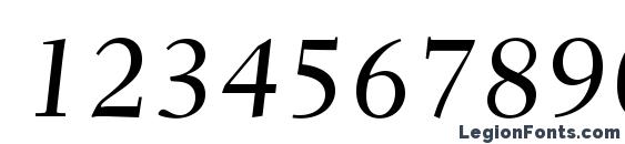 FairfieldLTStd CaptionMed Font, Number Fonts