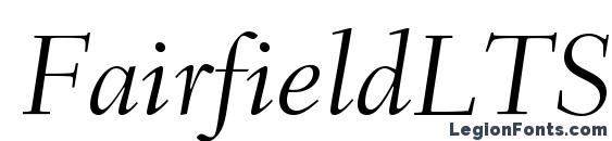 FairfieldLTStd LightItalic Font