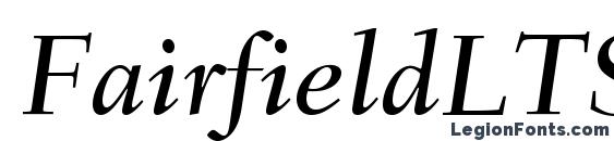 FairfieldLTStd MediumItalic Font
