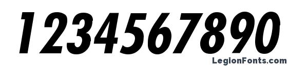 Fairmont cond bld ital Font, Number Fonts