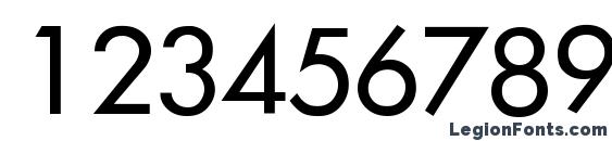 Fairmont normal Font, Number Fonts