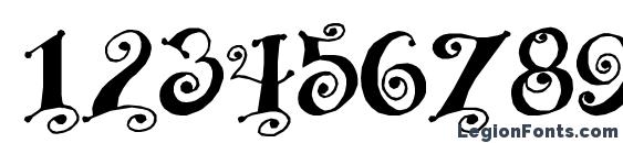 Fairy Tale Font, Number Fonts