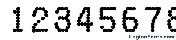 FakeReceipt Regular Font, Number Fonts