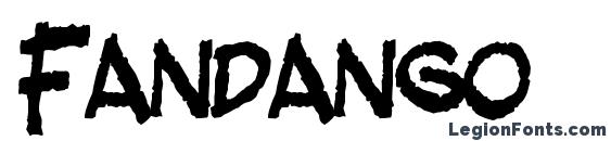 Fandango font, free Fandango font, preview Fandango font
